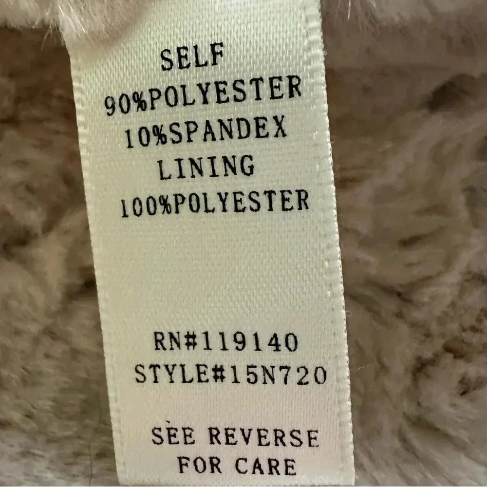 Faux Leather Womens S Open Front Vest Boho Western Country Equestrian Cowgirl - Picture 9 of 10